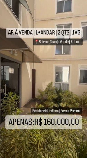 Apartamento - Venda - Granja Verde - Betim - MG